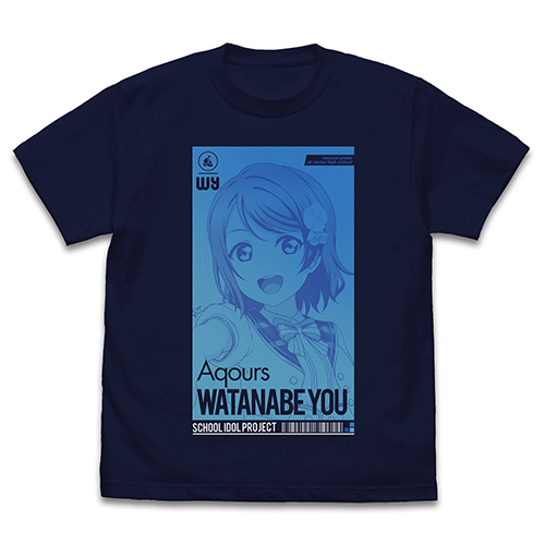 Watanabe You T-shirt ALL STARS Ver. Navy
