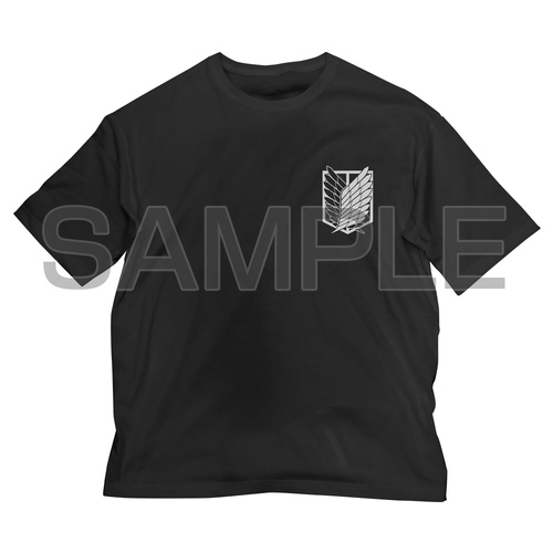 Survey Corps Big Silhouette T-shirt Black