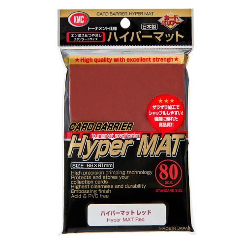 Card Barrier Hyper Mat Series Hyper Mat Red