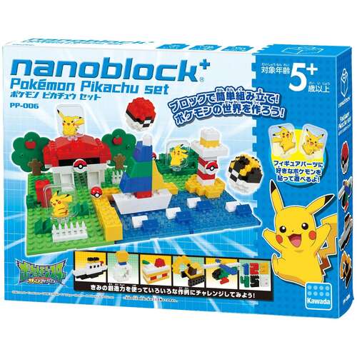 Nanoblock Pokemon Pikachu Set