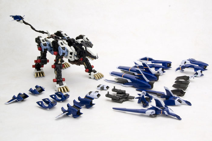 Zoids - Liger Schneider, anime illustration with urban graphic design