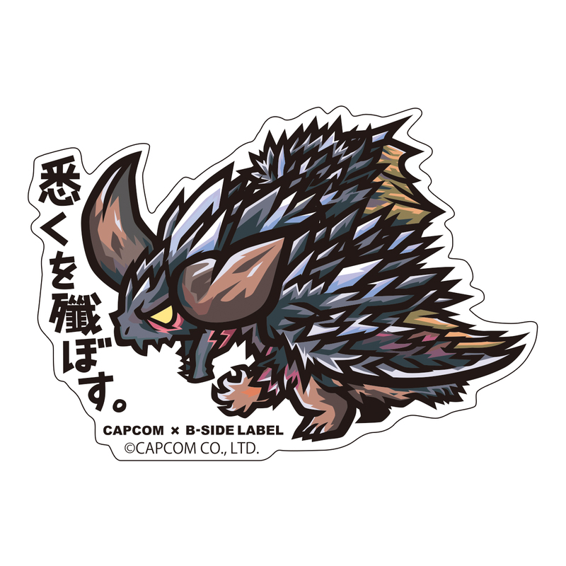 Capcom X B Side Label Sticker Monster Hunter Kotogotoku Wo Horobosu
