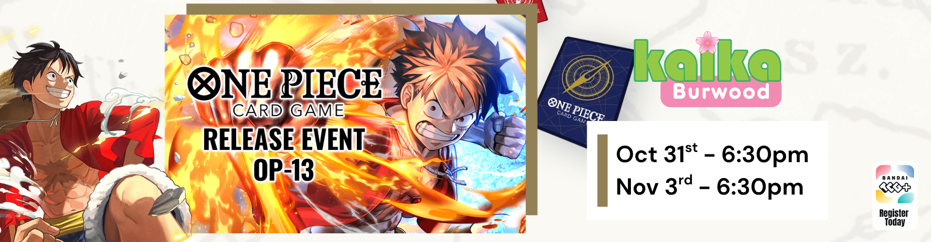 TCG - OPTCG OP13 Pre-release