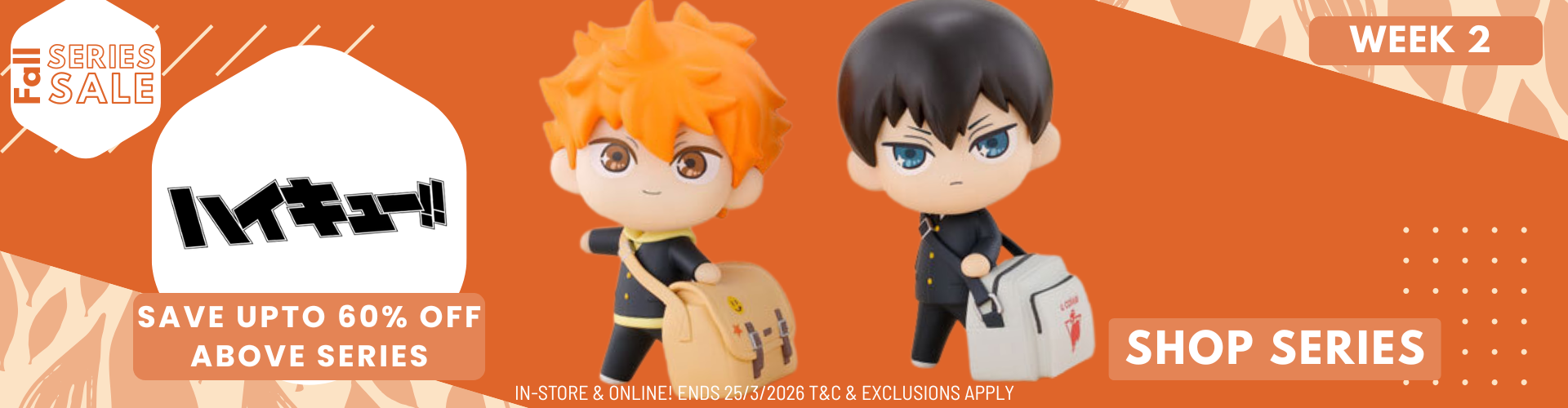 Fall Series Sale - Week 2 S5 (HAIKYU)