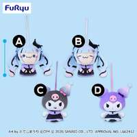 -PRE ORDER- Mochipico Mascot Snow Miku × Kuromi - [B] Miku (Smiling)