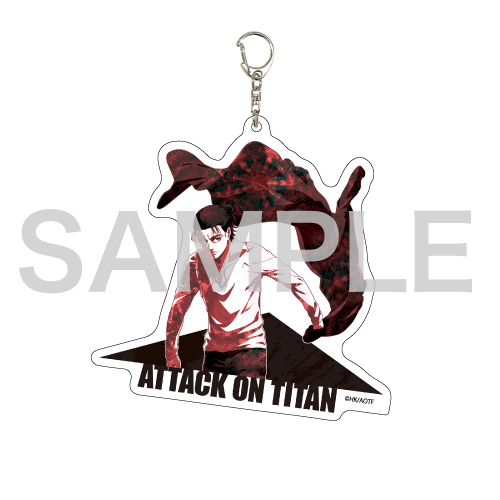 Deka Acrylic Key Chain Attack on Titan 01 Eren (MANGEKYO)