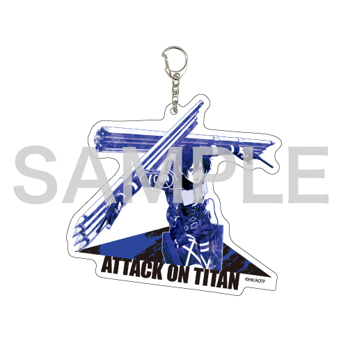 Deka Acrylic Key Chain Attack on Titan 02 Mikasa (MANGEKYO)