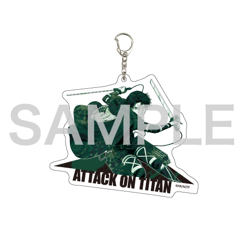 Deka Acrylic Key Chain Attack on Titan 04 Levi (MANGEKYO)