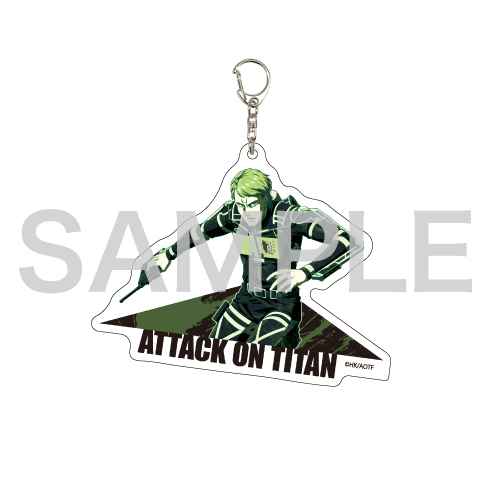 Deka Acrylic Key Chain Attack on Titan 05 Jean (MANGEKYO)