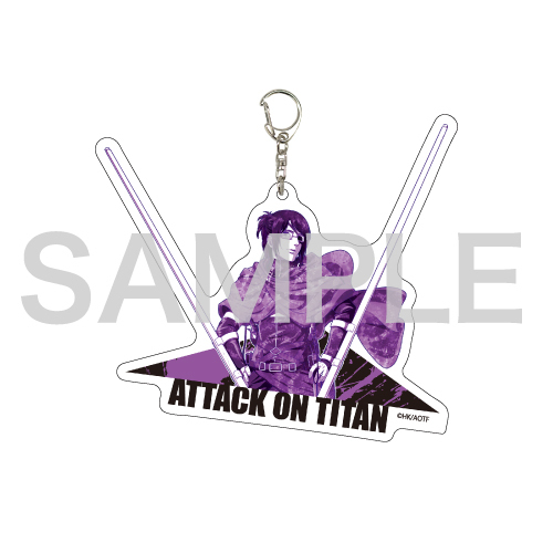 Deka Acrylic Key Chain Attack on Titan 07 Hans (MANGEKYO)