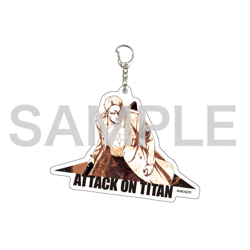 Deka Acrylic Key Chain Attack on Titan 08 Reiner (MANGEKYO)