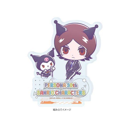 Acrylic Stand Plate P30th x Sanrio Characters 02 P2 Innocent Sin Hero & Kuromi (Collaboration Illustration)