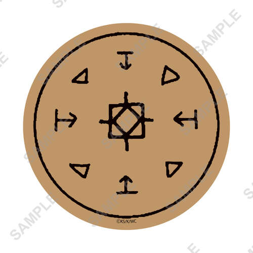 Cork Coaster 03 Magic Circle of Floatglow Lamp (Official Illustration)