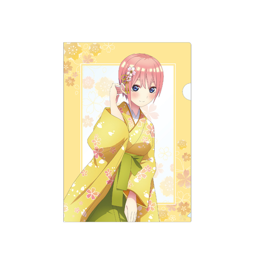 Original Illustration Cherry Blossom Kimono Ver. Clear File Ichika