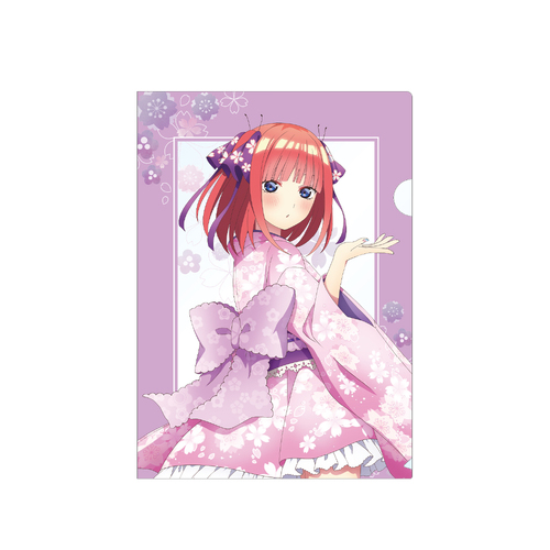Original Illustration Cherry Blossom Kimono Ver. Clear File Nino