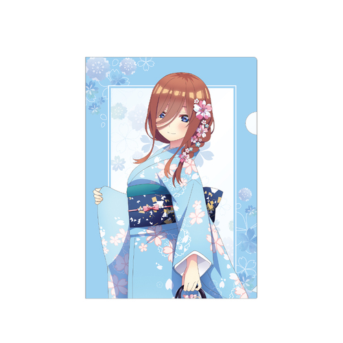 Original Illustration Cherry Blossom Kimono Ver. Clear File Miku
