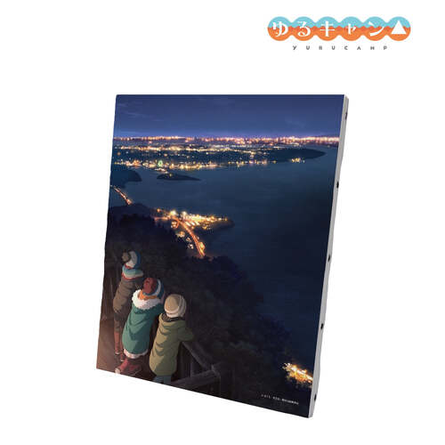 Yurucamp Teaser Visual Night Canvas Board