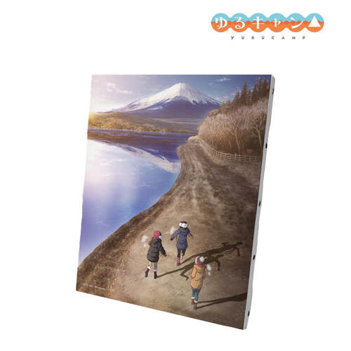 Yurucamp Teaser Visual Morning Canvas Board