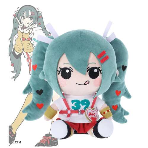 -PRE ORDER- Hatsune Miku Art by coalowl Osuwari Plush Ver. A