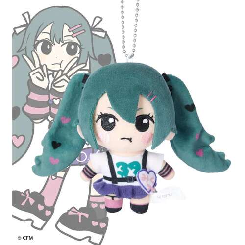 -PRE ORDER- Hatsune Miku Art by coalowl Plush Mascot Ver. B