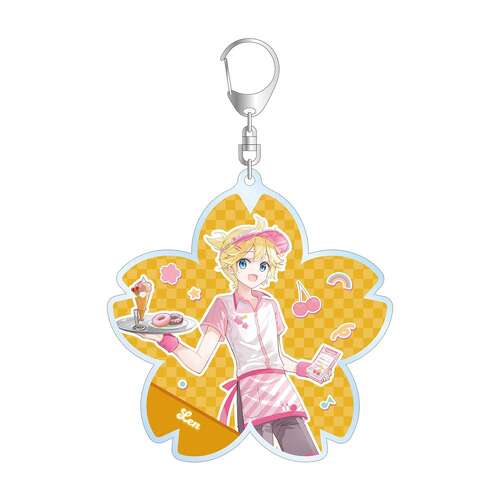 Kagamine Len American Diner ver. Art by Fumi BIG Acrylic Keychain