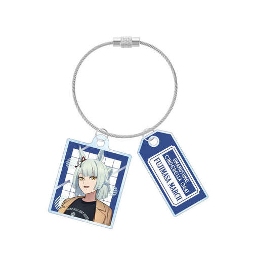 Fujimasa March Twin Wire Acrylic Key Chain POP UP SHOP in Marui