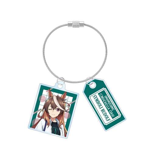 Symboli Rudolf Twin Wire Acrylic Key Chain POP UP SHOP in Marui