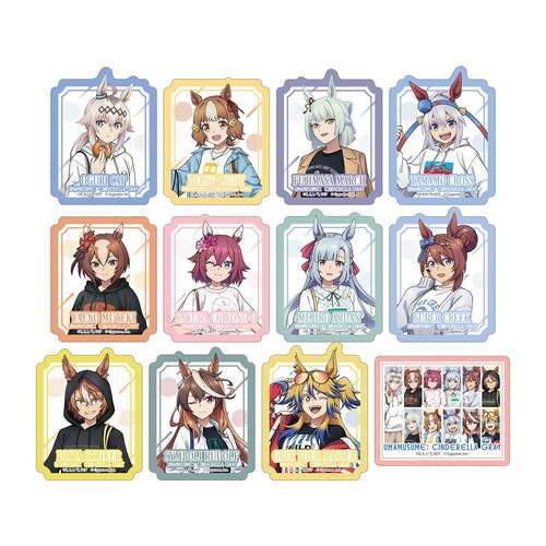 Uma Musume Cinderella Gray Trading Die-cut Sticker POP UP SHOP in Marui [BLIND BOX]