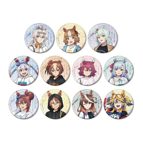 Uma Musume Cinderella Gray Trading Glitter Can Badge POP UP SHOP in Marui [BLIND BOX]