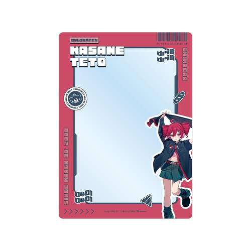 Original Illustration Kasane Teto Motif Jacket Ver. Art by Kinaco Cona A5 Hard Card Case