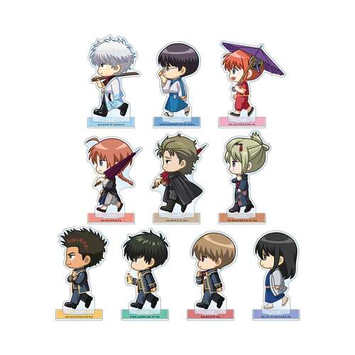 New Gintama The Movie: Yoshiwara in Flames Trading Chibitoko Acrylic Stand [BLIND BOX]