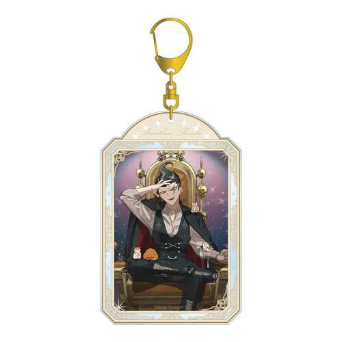 Oyo Illustration Tanaka Gundham Throne Ver. Big Acrylic Key Chain