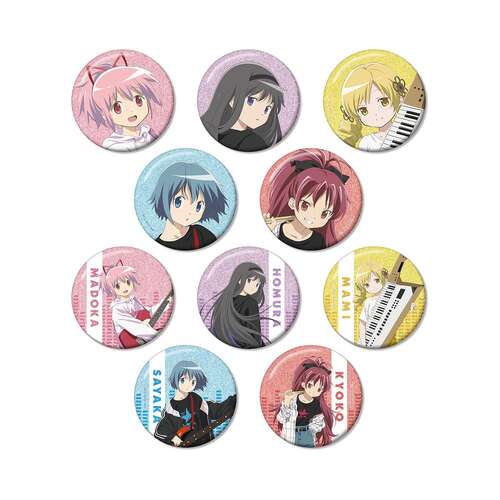 Madoka rockin'star Collaboration Original Illustration Vol. 2 Trading Glitter Can Badge [BLIND BOX]