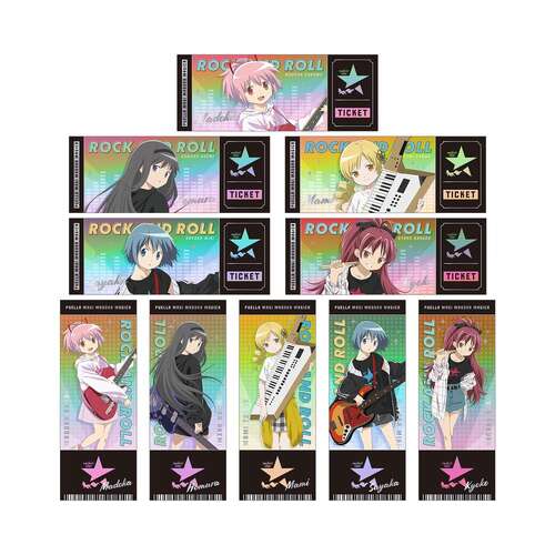 rockin'star Collaboration Original Illustration Vol. 2 Trading Hologram Ticket Style Card [BLIND BOX]