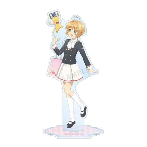 Original Illustration Kinomoto Sakura & Kero-chan Minna de Ryoko Ver. Big Acrylic Stand