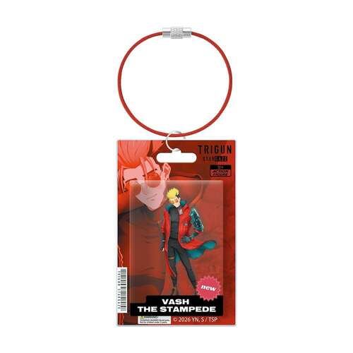 Vash the Stampede Package Style Acrylic Key Chain