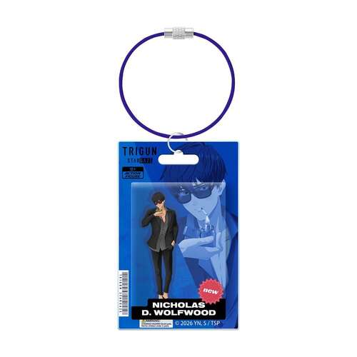 Nicholas D. Wolfwood Package Style Acrylic Key Chain