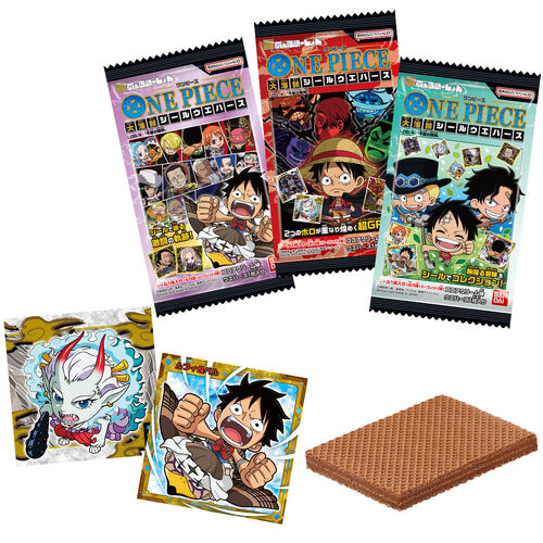 Nyaformation One Piece Pirates Sticker Wafer Card LOG. 4 [BLIND BOX]