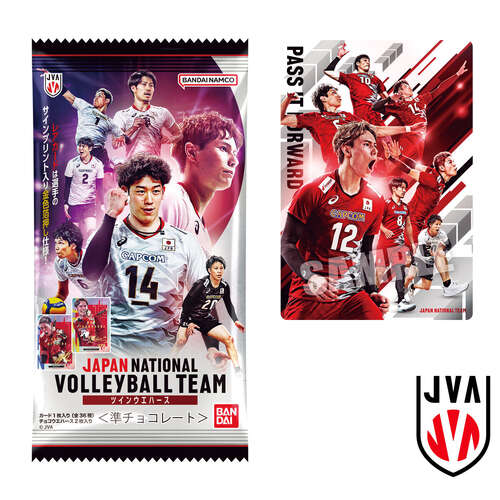 Japan National Volleyball Team Twin Wafer Card [BLIND BOX]