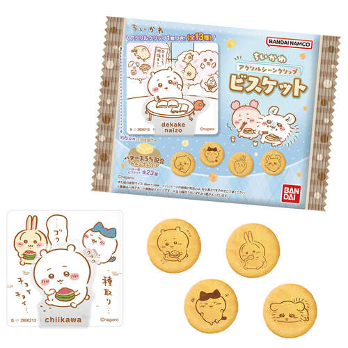Chiikawa Acrylic Scene Clip Biscuit [BLIND BOX]