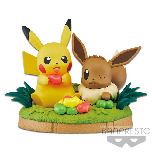 -PRE ORDER- Pokemon Mogu Mogu Time Figure Pikachu & Eevee