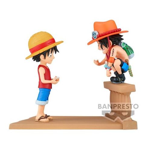 World Collectable Figure Log Stories - Monkey.D.Luffy & Portgas.D.Ace