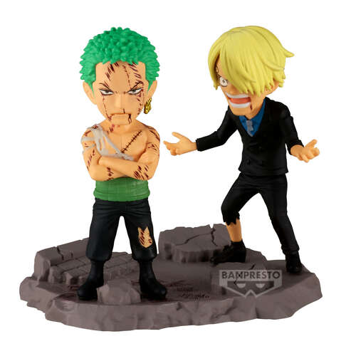 -PRE ORDER- One Piece World Collectable Figure Log Stories Roronoa Zoro & Sanji