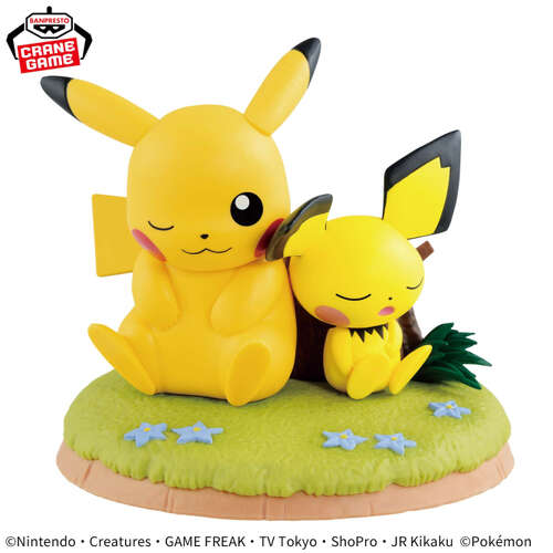 -PRE ORDER- Relaxing Time Pikachu & Pichu Figure