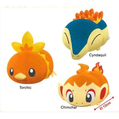 Pokemon Kororin Friends Plush - Cyndaquil, Chimchar, Torchic