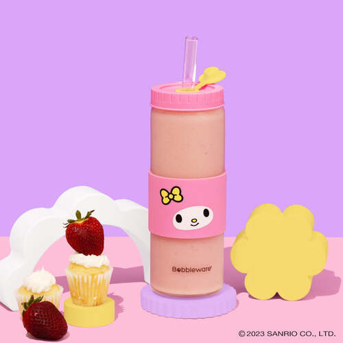 My Melody Bobbleware Borosilicate Glass Reusable Tumbler 700ml / 24oz