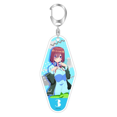 Motel Key Chain Nakano Miku