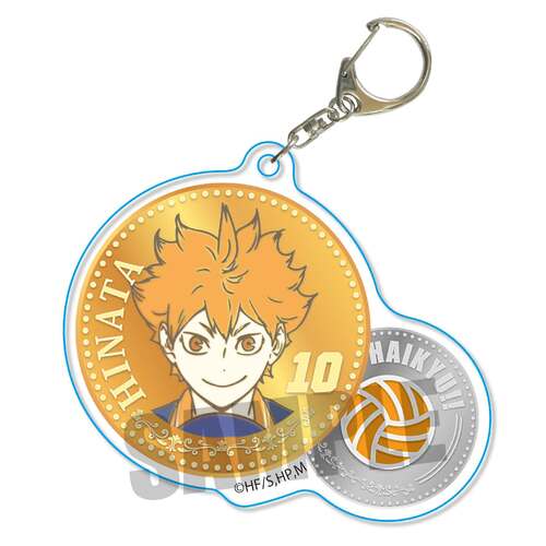 Chara Medal Acrylic Key Chain Hinata Shoyo