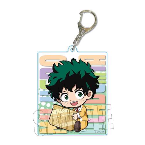 GyuGyutto Choi Deka Acrylic Key Chain School Festival Ver. Midoriya Izuku