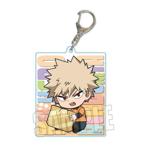 GyuGyutto Choi Deka Acrylic Key Chain School Festival Ver. Bakugo Katsuki